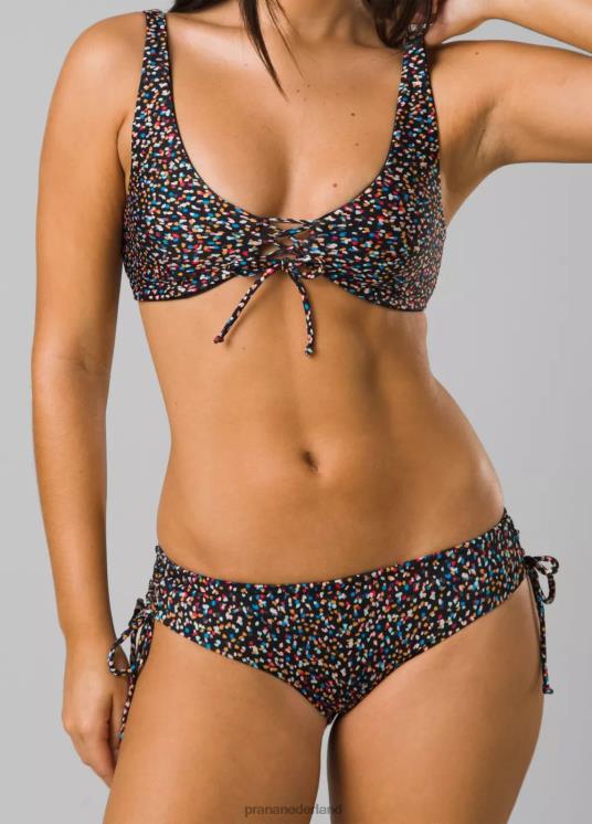 prAna zwemmen VP06P615 vrouwen robijnrode strandbodem heel veel puntjes