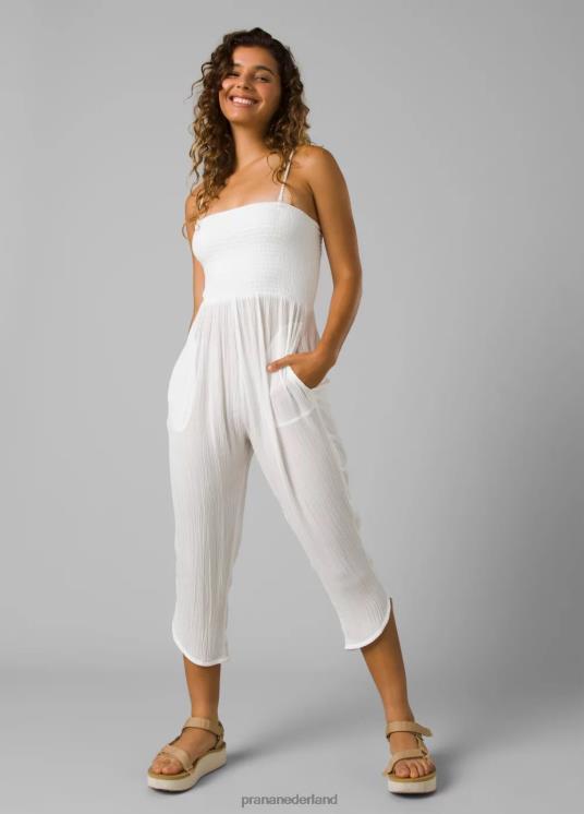prAna zwemmen VP06P649 vrouwen Fernie jumpsuit wit